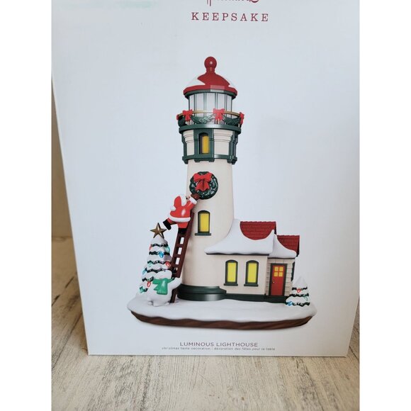 Hallmark NEW luminous Lighthouse magic table top decoration Xmas - Picture 8 of 8